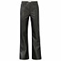 Yaya Metallic Faux Leather Trouser Anthracite Silv