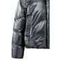 Yaya Oversized Cropped Metallic Jacket Silver