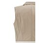 Yaya Sleeveless Gilet Twill Beige