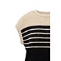 Yaya Sleeveless Knitted Top Stripes Summer Sand
