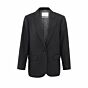 Yaya Wool Mix Oversized Blazer Anthracite Melange