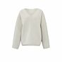 Yaya Oversized V-neck Sweater Pumice Stone Beige