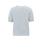 YAYA Sweater Raglan Sleeves Gray Dawn Blue Melange