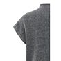 Yaya Sleeveless High Neck Sweater Formal Gray