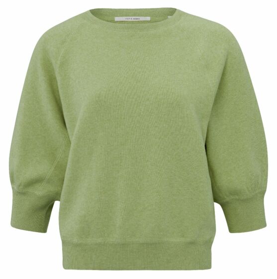 Yaya Sweater Raglan Sleeves Tendrill Green Melange